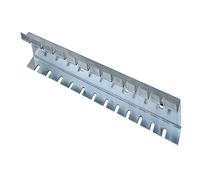 KOCKSHION Organisateur en Acier Argenté de Tournevis pour Atelier et Garage | Support pour Outils à Main, Forte Capacité de Charge, Gain de Place, Rangement Mural Discret