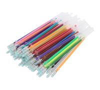 KOCKSHION Pack de 60 recharges pour stylos gel pailletés, plastique, encre fluorescente néon, usage varié pour scrapbooking et prise de notes