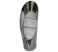 KOCKSHION Pelle de Jardin en Acier Inoxydable Argenté, Outil de Plantation Pratique et Léger Poignée Ergonomique Ambiance Estivale