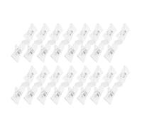 KOCKSHION Porte-panneau en plastique clips de signalisation rotatifs 20pcs pince pouce support rotatif double face pour affichage en magasin et présentoirs de détail