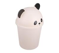 KOCKSHION Poubelle Panda Recyclage Peut Bac De Stockage Des Déchets Seau à Litière Poubelle En Forme De Panda De Salle De Bain Plastique À Clapet Auto Porte