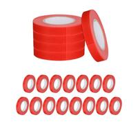 KOCKSHION Ruban de Greffage Rouge Extensible en PVC pour Attaches de Branches D'arbres, 20 Rouleaux, pour Usage Horticole et Taille sans Résidus