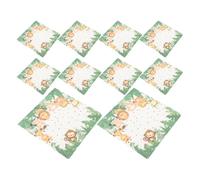 KOCKSHION Serviettes en Papier Décoratives à Imprimé Animaux pour Fête Shower, Lot de 20 Pièces en Pâte de Bois, Carrées, Douces et Pratiques pour Décoration de Table