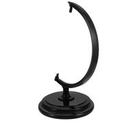 KOCKSHION Socle Élégant Plastique Globe Noir de Décoratif en Terrestre Support Minimaliste Compatible Globe 25cm pour Bureau et Usage Pédagogique