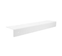 KOCKSHION Support de Rangement Étagère Adhésive Murale Étagère de Rangement en Plastique Blanc pour Cabinets et Salles de Bain