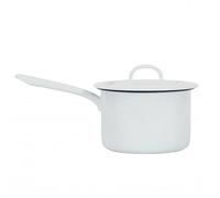 Kockums Jernverk Casserole avec poignée longue Kockums 2.3 l Kockums White (Blanc)