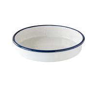 Kockums Jernverk Kockums plat à four Kockums white-blå. rond. Ø28 cm