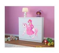 Kocot Kids - Commode babydreams blanche Princesse sur cheval Blanc G