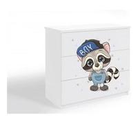 Kocot Kids - Commode babydreams bleue Raton laveur Blanx G