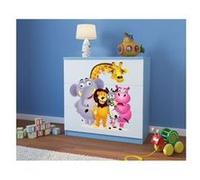 Kocot Kids - Commode babydreams bleue Zoo Blanc G