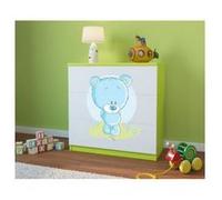 Kocot Kids - Commode babydreams verte Ours bleu Blanc G