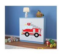 Kocot Kids - Commode bleue Pompiers Blanc G