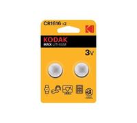 Kodak MAX KCR1616 - Batterie 2 x CR1616 - Li - 50 mAh