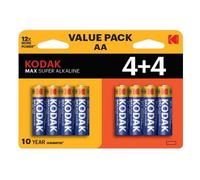 Kodak Max Super - Batterie 8 X Type Aa - Alcaline