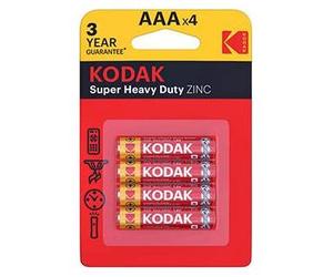 Kodak Ministyl 4 extra-robuste (4 pcs, AAA), Batteries + piles