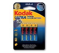 Kodak Piles Ultra Premium Alcaline AAA - Pack de 4