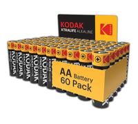 KODAK Xtralife Piles AA-LR6 Alcaline 1,5V - Pack de 60