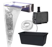 Köhko 24303 Akaka Aquafall Kit cascade Mat 90 cm Wasserfall-Set