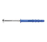 Rawlplug Chevilles R-FF1-N-10K200 – nylon longue, collerette, tête hexagonale, 10x200 boîte de 25