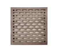 Koem Grille en fonte pour les cendres et l'aération pour cheminées, poêles à barbecue, fabriqué en Italie (20 x 20 cm)