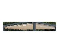 KOEM Top Bâche de rechange en polyester écru pour pergola 3 x 4 m version 2017 (pergola 3 x 4 écru)