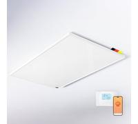 Könighaus Chauffage d’appoint infrarouge - 1000 W - montage au plafond ✓ Chauffage électrique efficace ✓ Ensemble complet avec thermostat d'ambiance contrôlable par application et RF ✓