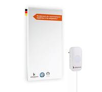 Könighaus Chauffage d’appoint infrarouge - 1200 W avec ✓ Double protection anti surchauffe ✓ Radiateur à température en 2 à 4 min ✓ Pour un montage mural ✓ in ilaire smart thermostat