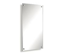 Könighaus chauffage infrarouge miroir - 300 W sans cadre incl. thermostat - Chauffage miroir économe en énergie avec garantie de 5 ans - Chauffage mural infrarouge - Chauffe en 2 minutes