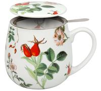 Könitz 1151432137 Tea for One Tasse, Porcelaine, Multicolore, 13,2 x 8,2 x 9,7 cm