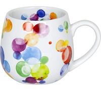 Könitz Colourful Cast Bubbles Kuschelbecher, Becher, Tasse, Kaffeetasse, Porzellan, Bunt, 420 ML, 11 1 143 2263