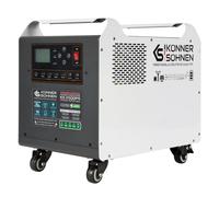 KÖNNER & SÖHNEN Générateur électrique KS 2500PS (avec batterie LiFePO4 intégrée, puissance nominale 2500 watts, capacité de la batterie 2560 Wh, 1 pièce), rendement 90