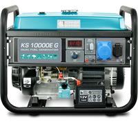 Könner & Söhnen KS 10000E G Générateur hybride 8000 watts, DUAL FUEL essence / GPL, démarrage électrique, 1x16A (230V), 1x32A (230V), 12V