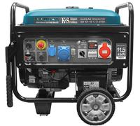 Könner&Söhnen KS 12-1E 1/3 ATSR Générateur essence 9200/8200 W, 230V | Alternateur 18,5 CV, moteur essence 4 temps 1 cylindre cuivre, démarrage électrique, automatique de secours, panne de courant
