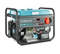 Könner&Söhnen KS 7000E-3 ATS Générateur essence 13 CV, dém. électrique | groupe électrogène 4 temps essence, automatique de secours, régulateur de tension,1x16A (400V/230V), coupure de courant