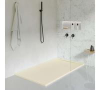 KOES - Receveur de douche en résine LIENA - 80x180 - Crème RAL 1013