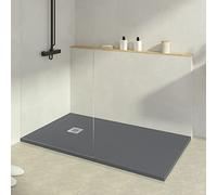 KOES - Receveur de douche en résine modèle INDO - 100x190 - Anthracite RAL 7016