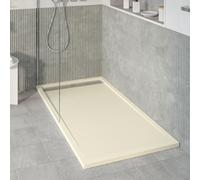 KOES - Receveur de douche en résine VOIGA - 80x180 - Crème RAL 1013