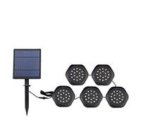 KOESRXNQW 1/2/3/5 RGB lumière Solaire extérieure IP65 de pelouse Piscine for décor Chemin Jardin sous-Marine éTanche SûR(New RGB 5 Light)