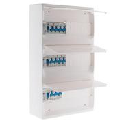 Koffer T4 39, module, triphasé, 63A, 11 circuits, blanc, métal