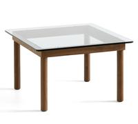 Kofi Table basse 60x60 cm Hay Noyer - Verre clair - 4065754054187