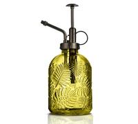 KoGiio 360ML Verre Plantes Vaporisateur D'arrosage, Une Main Darrosage Pulvérisateur Brumisateur pour Jardinage Plantes, Nettoyage, L'alcool, Rétro avec Pompe Arrosoir - Vert-Buse Bronze
