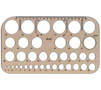 Koh-I-Noor Cercle modèle 074916100000 - Marron Transparent