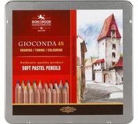Koh-i-noor craies d'art poussiéreuses au crayon GIOCONDA 48pcs set in tin box
