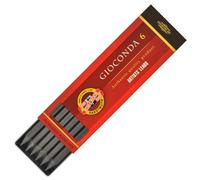 Koh-I-Noor Gioconda 4865/2B Lot de 6 mines graphite 5,6 mm