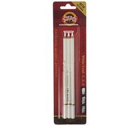 KOH-I-NOOR Lot de 3 crayons à charbon blanc