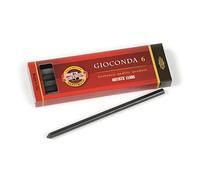 Koh-I-Noor Lot de 6 mines d'artiste 5,6mm 4B