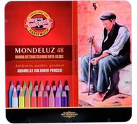 KOH-I-NOOR Mondeluz 3726/48 Coffret crayons aquarelle 48 pièces