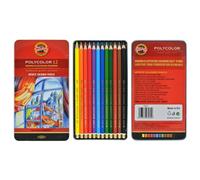 Koh-I-Noor : Polycolor Set De 12 Couleur Artiste Crayons 3822