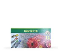 Koh-I-Noor TOISON D'OR 8512 Crayons Pastels Doux pour l'Artiste (Lot de 12)