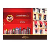 Koh-I-Noor TOISON D'OR 8515 Crayons Pastels Doux pour l'Artiste (Pack of 36)